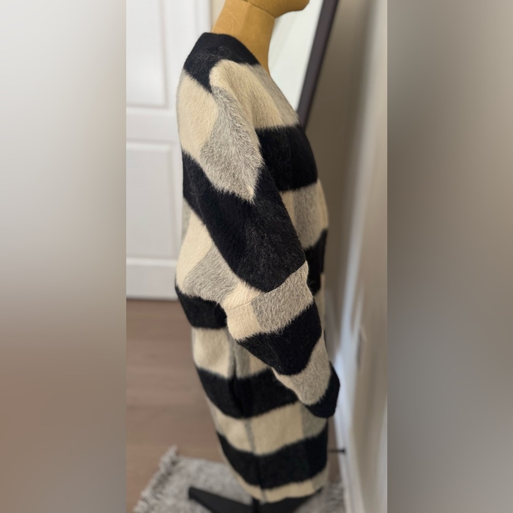 SCOTCH & SODA Black and Cream Wool Checkered Jacket (Petite) - Picture 5 of 9